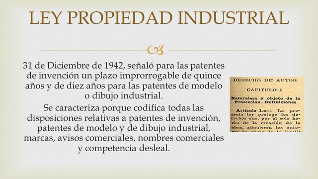 Ley de la propiedad industrial