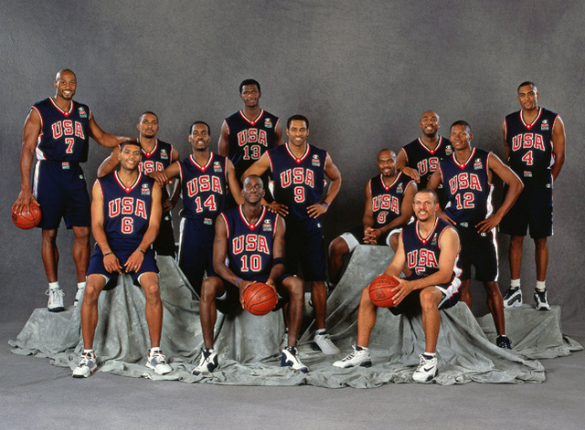 won gold in olympics mens basketball