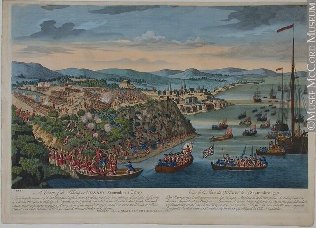 La bataille des plaines d'Abraham