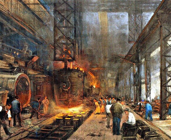 Revolución industrial (1760-1840) Surge la clase obrera.