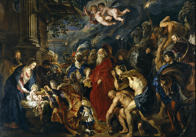 La Adoración de los Reyes Magos, Pedro Pablo Rubens