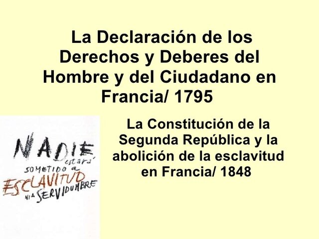 1795 Declaración Universal de los derechos humanos