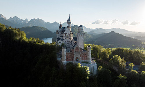 Castillo de Neuschwanstein, Eduard Riedel, Georg von Dollmann y Julius Hofmann