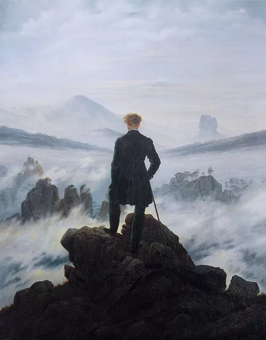 Caminante sobre un mar de nubes, William Turner