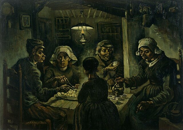 Los comedores de patatas, Vincent van Gogh
