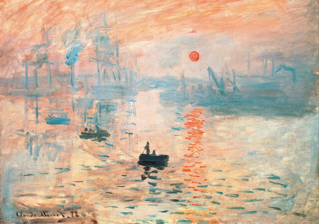 Impresión, sol naciente, Claude Monet