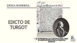 El edicto de Turgot