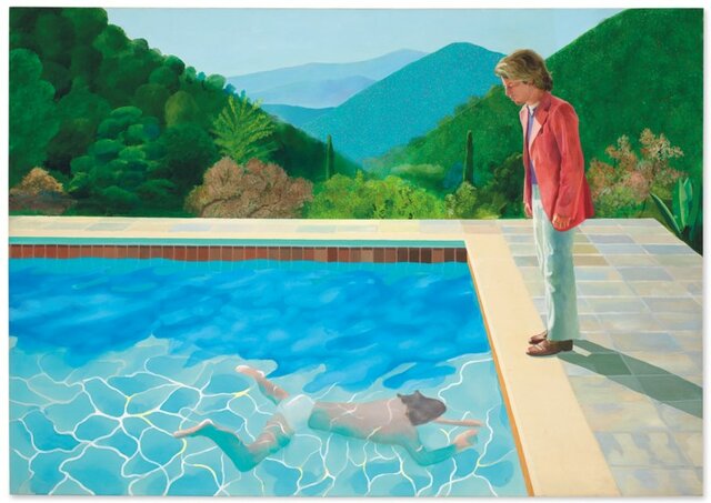 Portrait of an Artist (Pool with Two Figures)
