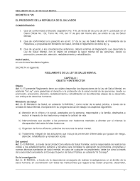 LEY DE SALUD MENTAL.