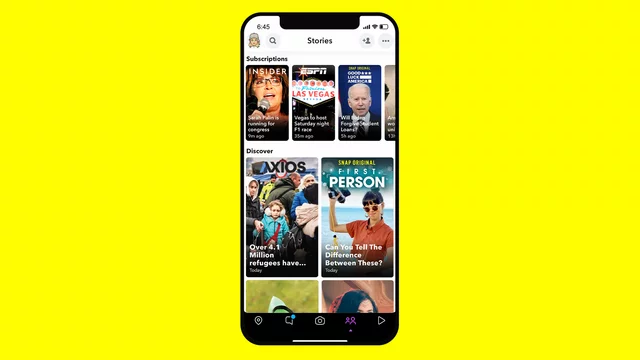 Snapchat Launches Stories