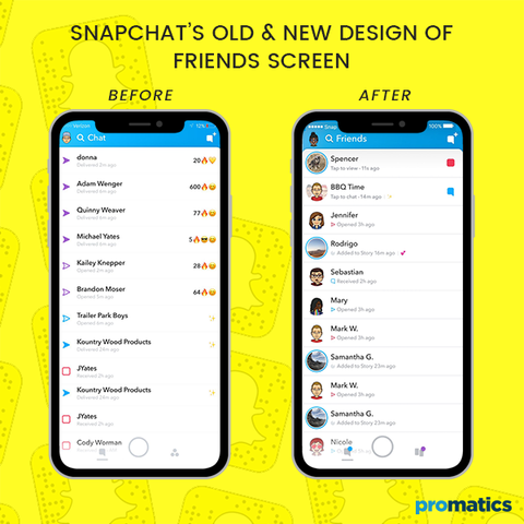 Snapchat Redesign