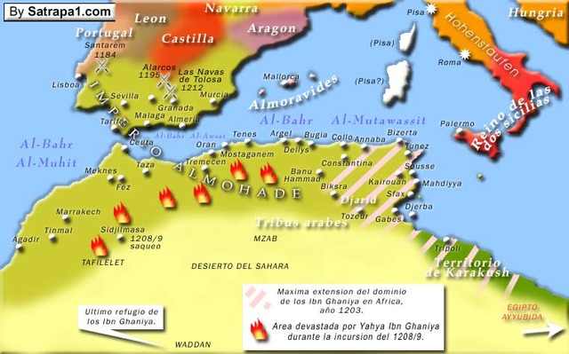 Invasión de los almohades.
