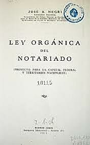 Ley orgánica de notarios y actuarios 1867