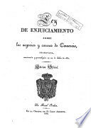 LEY DE ENJUICIAMIENTO SOBRE LOS NEGOCIOS Y CAUSAS DE COMERCIO