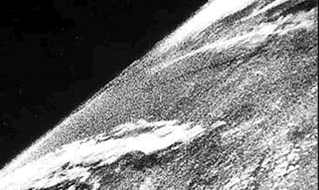 First photo from space