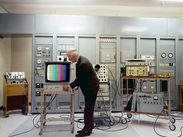 First Color Television