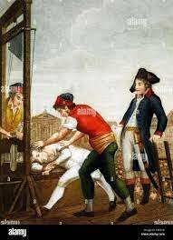 Guillotinen a Maximilien Robespierre