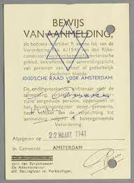 Joden registreren