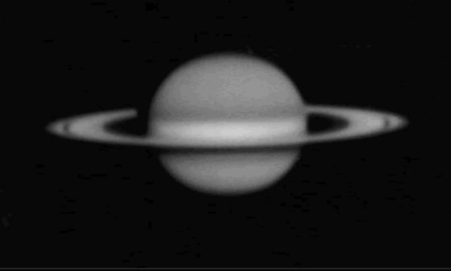 First photo on the night sky