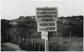 Bordjes joden verboden