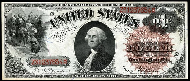 George Washington on $1 bill