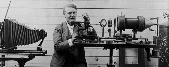 Thomas Edison begins his first of many experiments