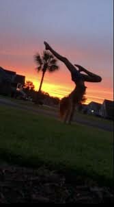 I started gymnastics