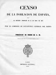 Primer cens modern de la població a Espanya