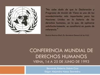 1993 Derechos Humanos