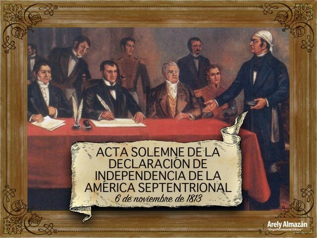Declaración de la independencia de 1813.