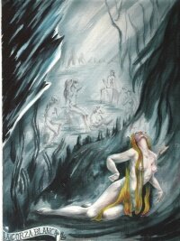 La corza blanca ( Gustavo  Adolfo Bequer)