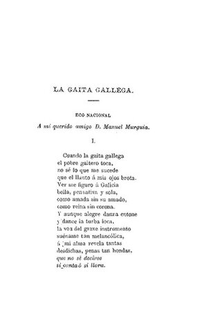 Cantare Gallegos (Rosalía de Castro)