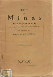 Ley de minas