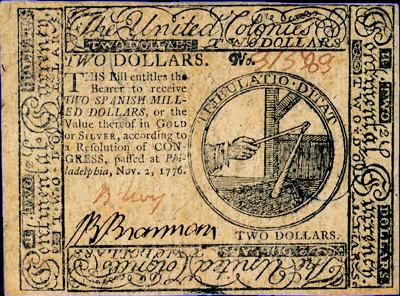 The First 2$ Note