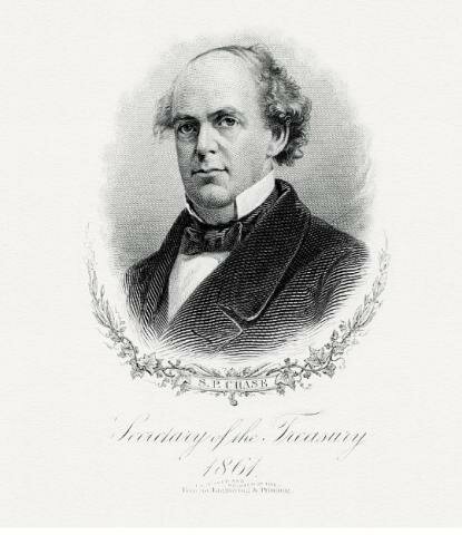 Secretary Salmon P. Chase