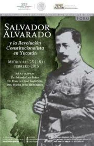 1915 Ley del trabajo de Salvador Alvarado