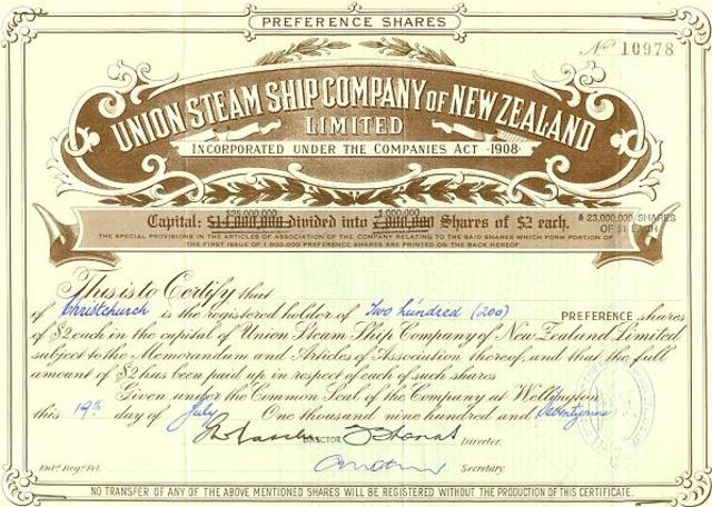 la Compagnie de Nouvelle-Zélande est créée