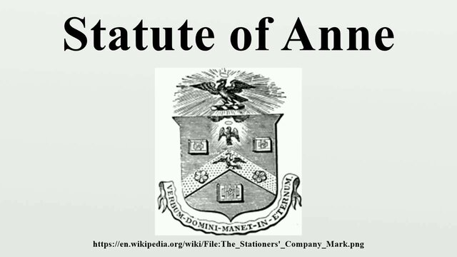 Statute of Anne