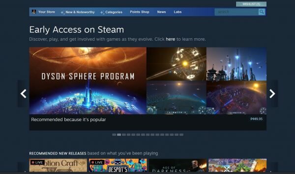 Steam Early Access