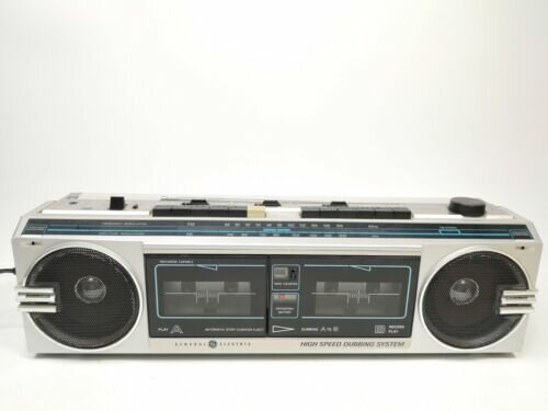GE Model 3-6210a Boombox with Handle