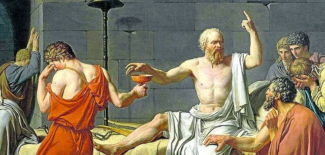 muerte del filósofo socrates