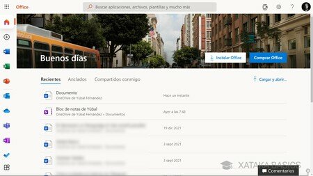 servicio en línea en forma de Office