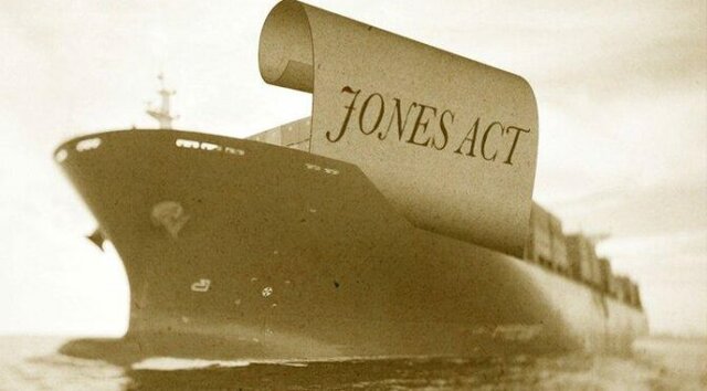 Congress passes the Jones Act