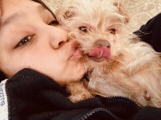 when I got my dog princess