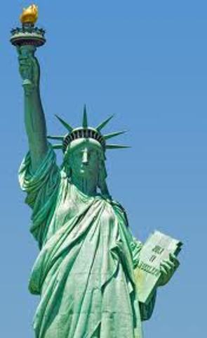 (chapter 7) The Statue of Liberty is dedicated in New York Harbor