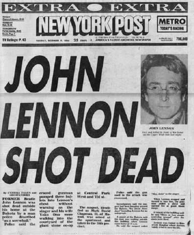 Lennon es asesinado