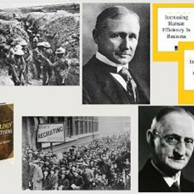 Timeline: Historia de la psicología laboral Leticia Lira