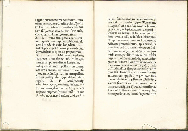 Aldus Manutius - De Aetna, Bembo Typeface