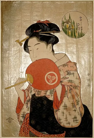 The Teahouse Waitress Takashima Ohisa by Katsukawa Shunchō