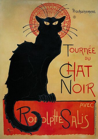 Thèophile Steinlen - Cabaret du Chat Noir